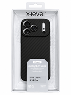Чехол X-LEVEL NANOFIBER iP18Pro/iP18ProMax(black)