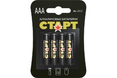 Алкалиновые батарейки СТАРТ LR03-BL4/AAA 