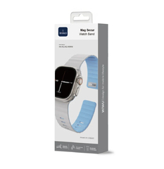 Ремешок для Apple Watch WiWU WB301 (44/45/46/49mm/Grey+Blue)
