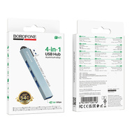 USB хаб Borofone FH1 4in1