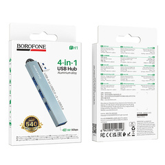 USB хаб Borofone FH1 4in1