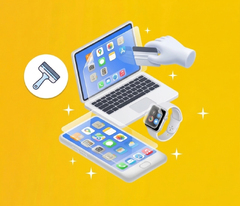 Установка пленки/скина на телефон, ноутбук и часы