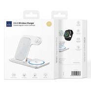 Беспроводное зарядное устройство WiWU Power Air 3 в 1 мощностью 15W Wi-W020