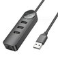 USB-хаб Borofone DH6 4-in-1 USB-C (4in1)