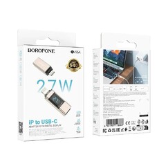 Переходник Borofone BV25A Type-C-Lightning