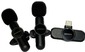 Микрофон петличный беспроводной Remax K10 (2в1)