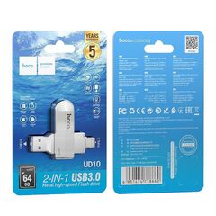 USB-флешка Hoco 2в1 UD10 USB 3.0+Type-C 16/32/64 Гб
