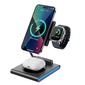 Беспроводное зарядное устройство Wiwu WI-W023 Geek 3in1 Wireless Charger 15W 