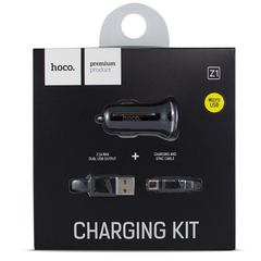 Автомобильное зарядное устройство HOCO Z1, Lightning
