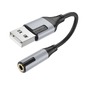 Адаптер Borofone BV19 Creator Audio USB-A/3.5mm