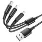 USB-Кабель Borofone BX50 - 3 в 1 Lightning / Micro-USB / USB-C 