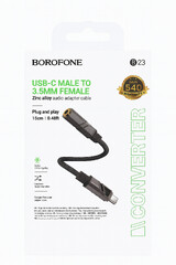 Адаптер Borofone BV23 Dignity, Type-C/3.5 мм 
