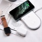 Беспроводная зарядка Hoco CW24 3в1 для iPhone+iWatch+AirPods