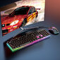 Клавиатура + мышь набор Hoco “GM11 Terrific glowing” RGB EN / RU