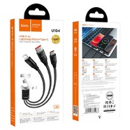 Usb-Кабель 3-в-1 Hoco «U104 Ultra» 6A