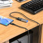 Кабель удлинитель Type-C штекер на USB гнездо Hoco “U107” USB3.0