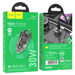 Автомобильное зарядное устройство Hoco Z53A(30w)