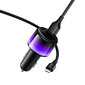 Автомобильное зарядное устройство Hoco Z69 USB LIGHTNING(black)